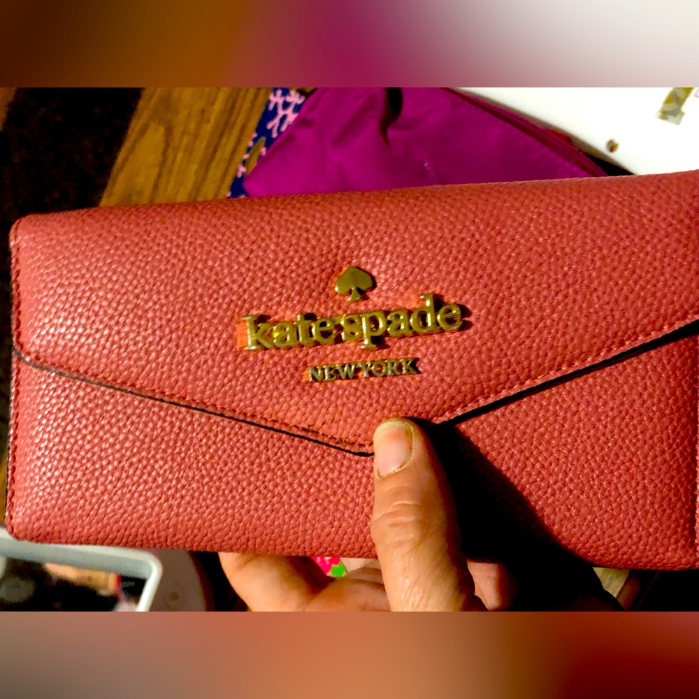 Kate Spade Rosé leather wallet